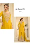 Velvora By Gulkayra Real Chinon Embroidery Readymade Suits